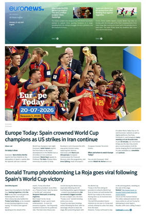 Cover of Euronews World Cup