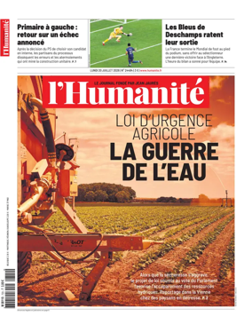 Cover of L'HUMANITE