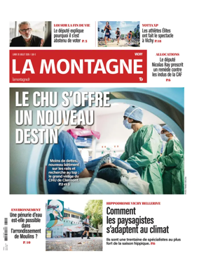 Cover of La Montagne (Vichy)