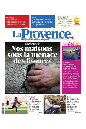 Cover of La Provence Martigues-Istres-Vitrolles-Marignane