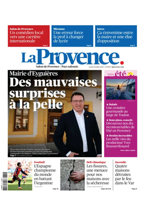 Cover of La Provence Salon-de-Provence / Pays salonais