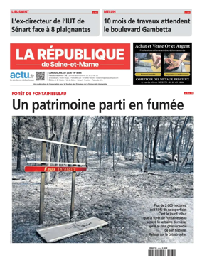 Cover of La Republique de Seine-et-Marne (Edition A-B)