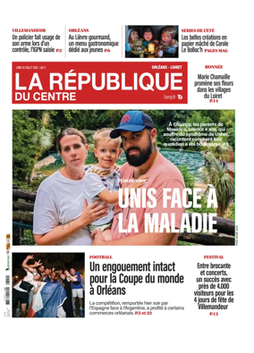 Cover of La Republique du Centre (Orleans - Loiret))
