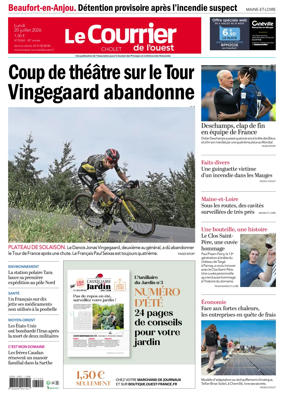 Cover of Le Courrier de l’Ouest (Cholet)