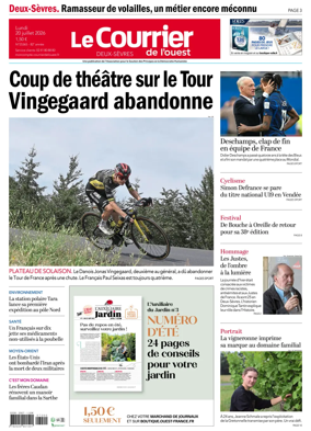 Cover of Le Courrier de l’Ouest (Deux-Sevres)