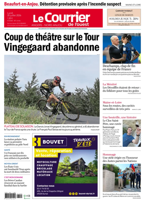 Cover of Le Courrier de l’Ouest (Nord Anjou)