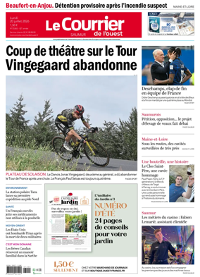 Cover of Le Courrier de l’Ouest (Saumur)