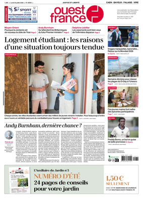 Cover of Ouest France (Caen - Bayeux - Falaise - Vire)