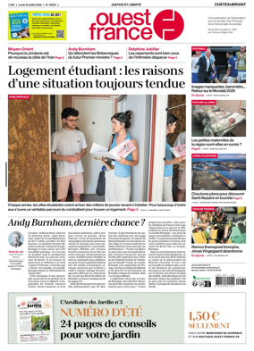 Cover of Ouest France (Chateaubriant)