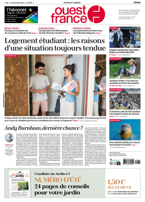 Cover of Ouest France (Dinan)