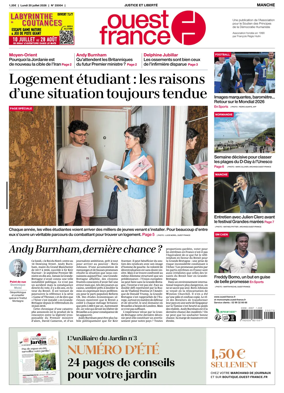 Cover of Ouest France (Manche)