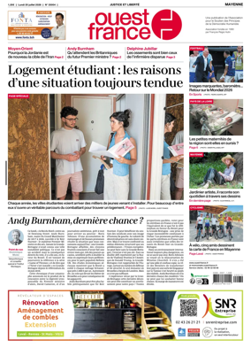 Cover of Ouest France (Mayenne)