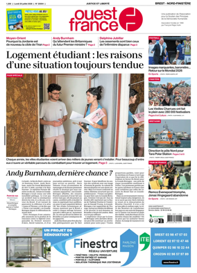 Cover of Ouest France (Nord-Finistere)