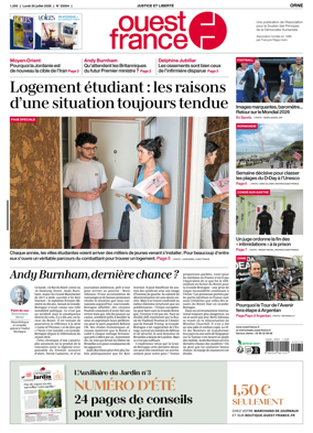 Cover of Ouest France (Orne)