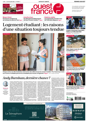 Cover of Ouest-France (Rennes Sud-Est)