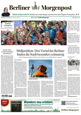 Cover of Berliner Morgenpost