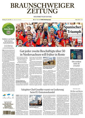 Cover of Braunschweiger Zeitung (Braunschweig)