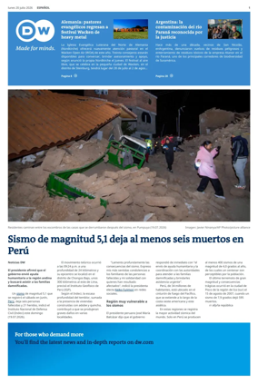 Cover of Deutsche Welle (Spanish edition)