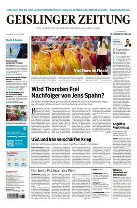 Cover of Geislinger Zeitung