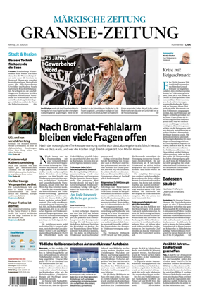 Cover of Gransee-Zeitung