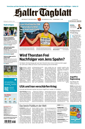 Cover of Haller Tagblatt
