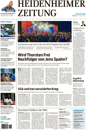Cover of Heidenheimer Zeitung