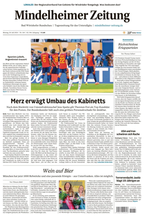 Cover of Mindelheimer Zeitung