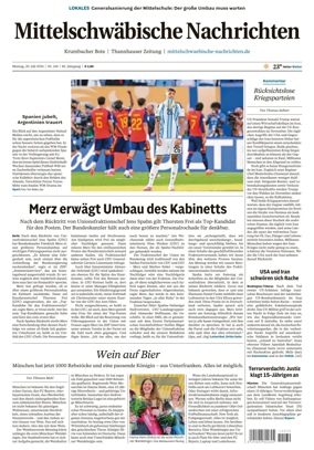 Cover of Mittelschwaebische Nachrichten