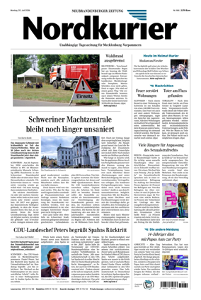 Cover of Neubrandenburger Zeitung