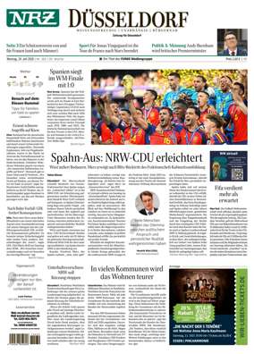 Cover of Neue Rhein Zeitung (Dusseldorf)
