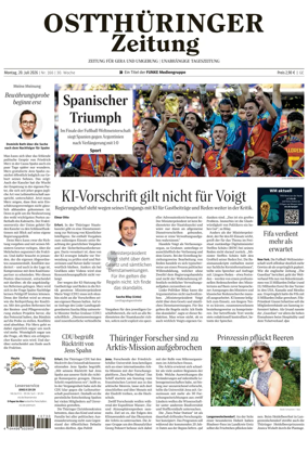 Cover of Ostthuringer Zeitung (Gera)
