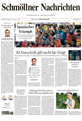 Cover of Ostthuringer Zeitung (Schmolln)
