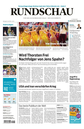 Cover of Rundschau fur den Schwabischen Wald – Der Kocherbote