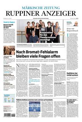 Cover of Ruppiner Anzeiger