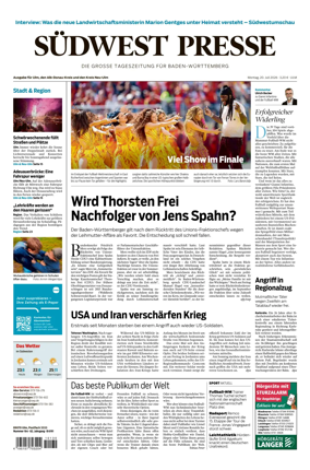 Cover of Sudwest Presse