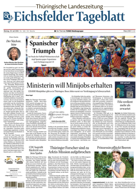 Cover of Thuringische Landeszeitung (Eichsfeld)