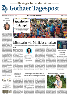 Cover of Thuringische Landeszeitung (Gotha)
