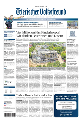 Cover of Trierischer Volksfreund