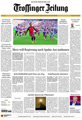 Cover of Trossinger Zeitung