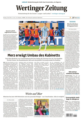 Cover of Wertinger Zeitung
