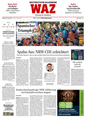 Cover of Westdeutsche Allgemeine Zeitung (Gladbeck)