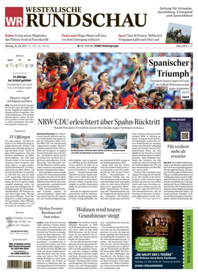 Cover of Westfalische Rundschau (Ennepetal)