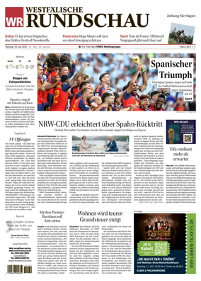 Cover of Westfalische Rundschau (Hagen Hohenlimburg)