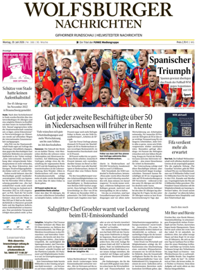 Cover of Wolfsburger Nachrichten (Wolfsburg-Gifhorn)
