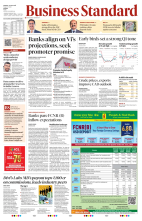 Cover of Business Standard