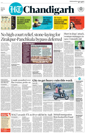 Cover of Hindustan Times (Chandigarh) - Live
