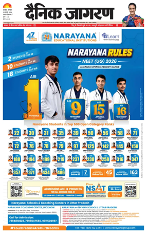 Cover of Dainik Jagran - Kanpur