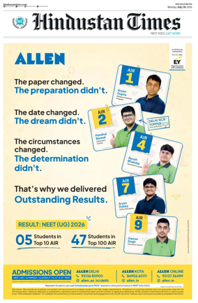 Cover of Hindustan Times (Gurgaon)