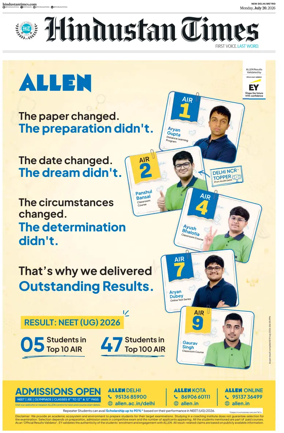 Cover of Hindustan Times ST (Noida)