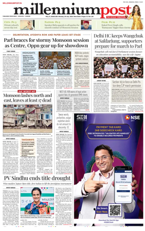 Cover of Millennium Post